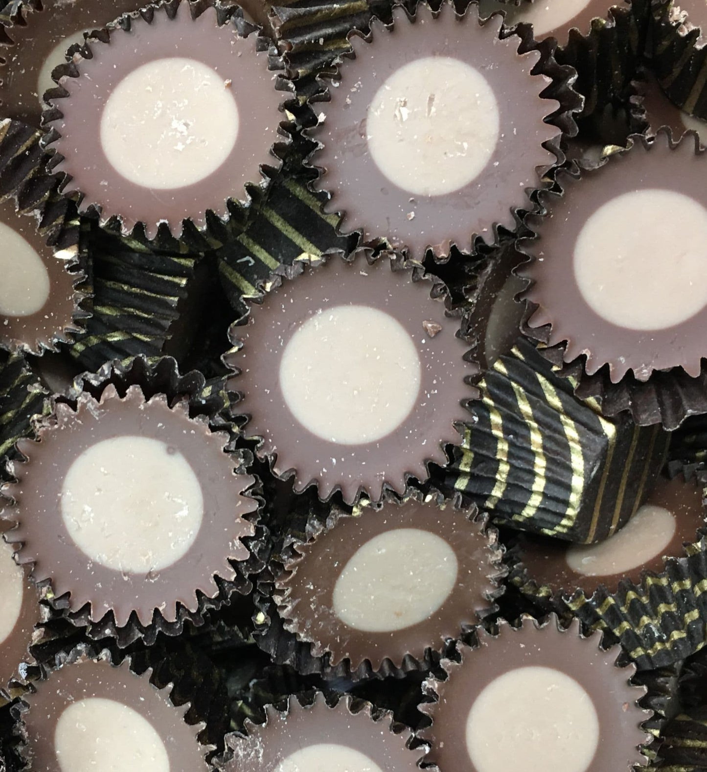 Chocolate icy cups