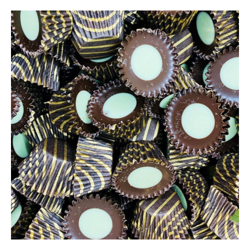 Chocolate icy cups